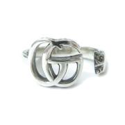 Pre-owned Metal rings Gucci Vintage , Gray , Dames