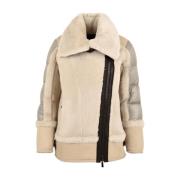 Gewatteerde Boudin Stijl Jassen Moorer , Beige , Dames