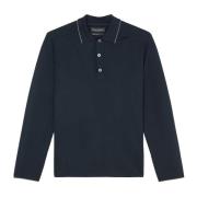 Reguliere polo-stijl trui Marc O'Polo , Blue , Heren