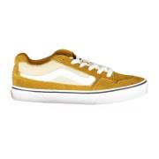 Gele heren sportschoenen met veters Vans , Yellow , Heren