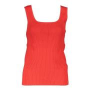 Rode Top met Brede Bandjes Tommy Hilfiger , Red , Dames