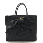 Pre-owned Canvas totes Prada Vintage , Black , Dames