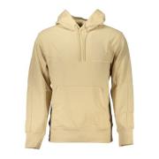 Beige hoodie met logoprint Calvin Klein , Beige , Heren