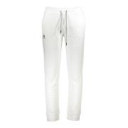 Sportieve witte herenbroek met elastische taille La Martina , White , ...