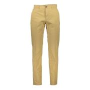 Beige Slim Fit Broek met Logo North Sails , Beige , Heren