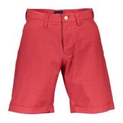 Rode Bermuda Shorts met 5 Zakken Gant , Red , Heren