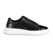 Sportieve zwarte damessneakers met contrastdetails Calvin Klein , Blac...