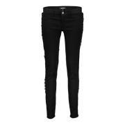 Zwarte damesbroek met logodetails Just Cavalli , Black , Dames