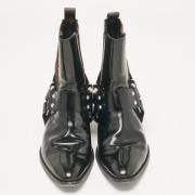 Pre-owned Coated canvas boots Louis Vuitton Vintage , Black , Dames