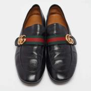 Pre-owned Leather flats Gucci Vintage , Black , Heren