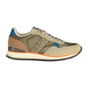 Sportieve Beige Veterschoenen met Contrastdetails Napapijri , Multicol...