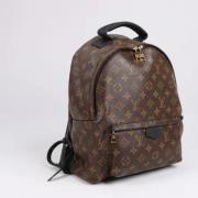 Pre-owned Leather backpacks Louis Vuitton Vintage , Brown , Dames