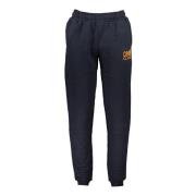 Blauwe Heren Sportbroek met Elastische Taille Cavalli Class , Blue , H...