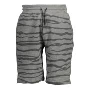 Sportieve Bermuda Shorts Grijs Mannen Cavalli Class , Gray , Heren