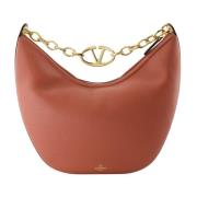 VLogo Moon Hobo Tas Valentino Garavani , Brown , Dames