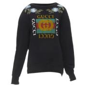 Pre-owned Cotton outerwear Gucci Vintage , Black , Dames