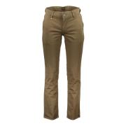 Bruine Heren Slim Fit Broek Hugo Boss , Brown , Heren