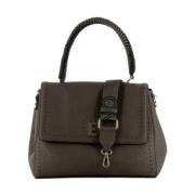 Kleine Flap Soft Tas Ermanno Scervino , Brown , Dames