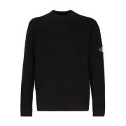 Zwarte Sweaters met 98% Katoen Calvin Klein , Black , Heren