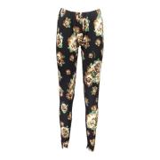 Dames Legging met Taille Print Cavalli Class , Black , Dames