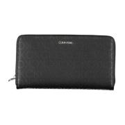 Damesportemonnee Zwart RFID-blokkering Calvin Klein , Black , Dames