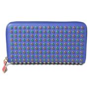 Pre-owned Leather wallets Christian Louboutin Pre-owned , Blue , Dames