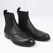 Pre-owned Leather boots Bottega Veneta Vintage , Black , Dames