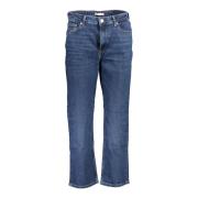 Klassieke Straight Denim Jeans Blauw Tommy Hilfiger , Blue , Dames