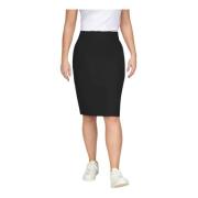 Zwarte Malloy Rok met Tailleband 2-Biz , Black , Dames