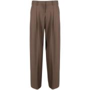 Bruine Wijde Broek Theory , Brown , Dames