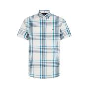 Casual Overhemd voor Mannen Tommy Hilfiger , Multicolor , Heren