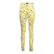 Witte Skinny Broek met Contrastdetails Gant , Multicolor , Dames