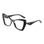 Stijlvolle Bril Dg3409 in Zwart Dolce & Gabbana , Black , Dames