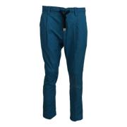 Stijlvolle Blauwe Casual Chino Broek Dolce & Gabbana , Blue , Heren