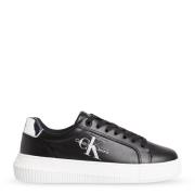 Leren Chunky Cupsole Sneakers Calvin Klein , Black , Dames