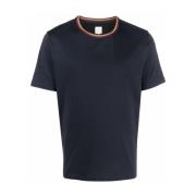 Blauw Gestreept Biologisch Katoenen T-Shirt Paul Smith , Blue , Heren