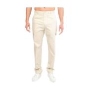 Crinkle Tech Katoen Cargo Broek Calvin Klein , Beige , Heren