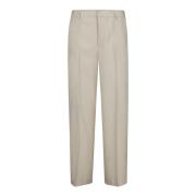 Slim Fit Lorenza Broek PT Torino , White , Dames