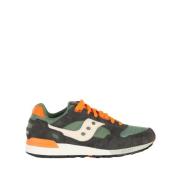 Groene Leren en Stoffen Sneakers Saucony , Green , Heren