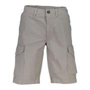 Grijze Bermuda Shorts Regular Fit Logo North Sails , Gray , Heren