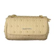 Beige Ketting Crossbody Tas met Rits Valentino by Mario Valentino , Be...