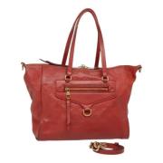 Pre-owned Leather louis-vuitton-bags Louis Vuitton Vintage , Orange , ...