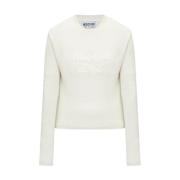 Witte Trui voor Vrouwen Moschino , White , Dames