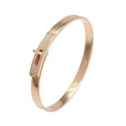 Pre-owned Rose Gold bracelets Hermès Vintage , Yellow , Dames