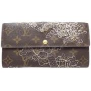 Pre-owned Canvas wallets Louis Vuitton Vintage , Brown , Dames