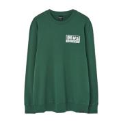 Groene trui met achterprint Deus Ex Machina , Green , Heren