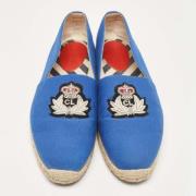 Pre-owned Canvas flats Christian Louboutin Pre-owned , Blue , Heren