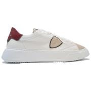 Lage Tempel Sneakers Mixage Blanc Rouge Philippe Model , Beige , Heren