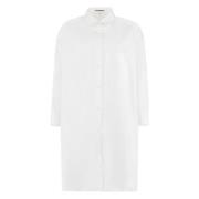 Katoenen Poplin Overhemd, Boxy Fit Jil Sander , White , Dames