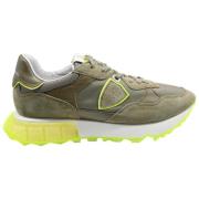 Lage Neon Militaire Sneakers Philippe Model , Multicolor , Heren